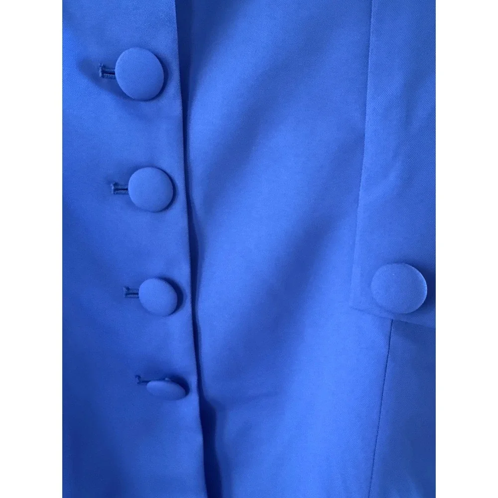 Roamans‎ Plus Size 22W Petite Purple Ten-Button Shawl-Collar Pant Suit 2-Pc NWT